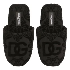 Chaussons en coton jacquard