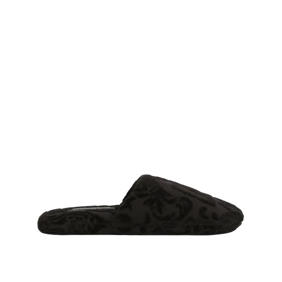 Chaussons en coton jacquard