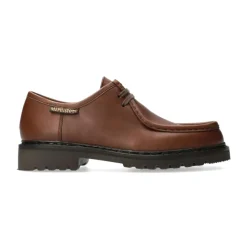 Chaussure à Lacets Fait Main - Marron Foncé