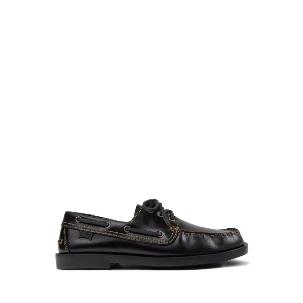 Chaussures bateau en cuir Don