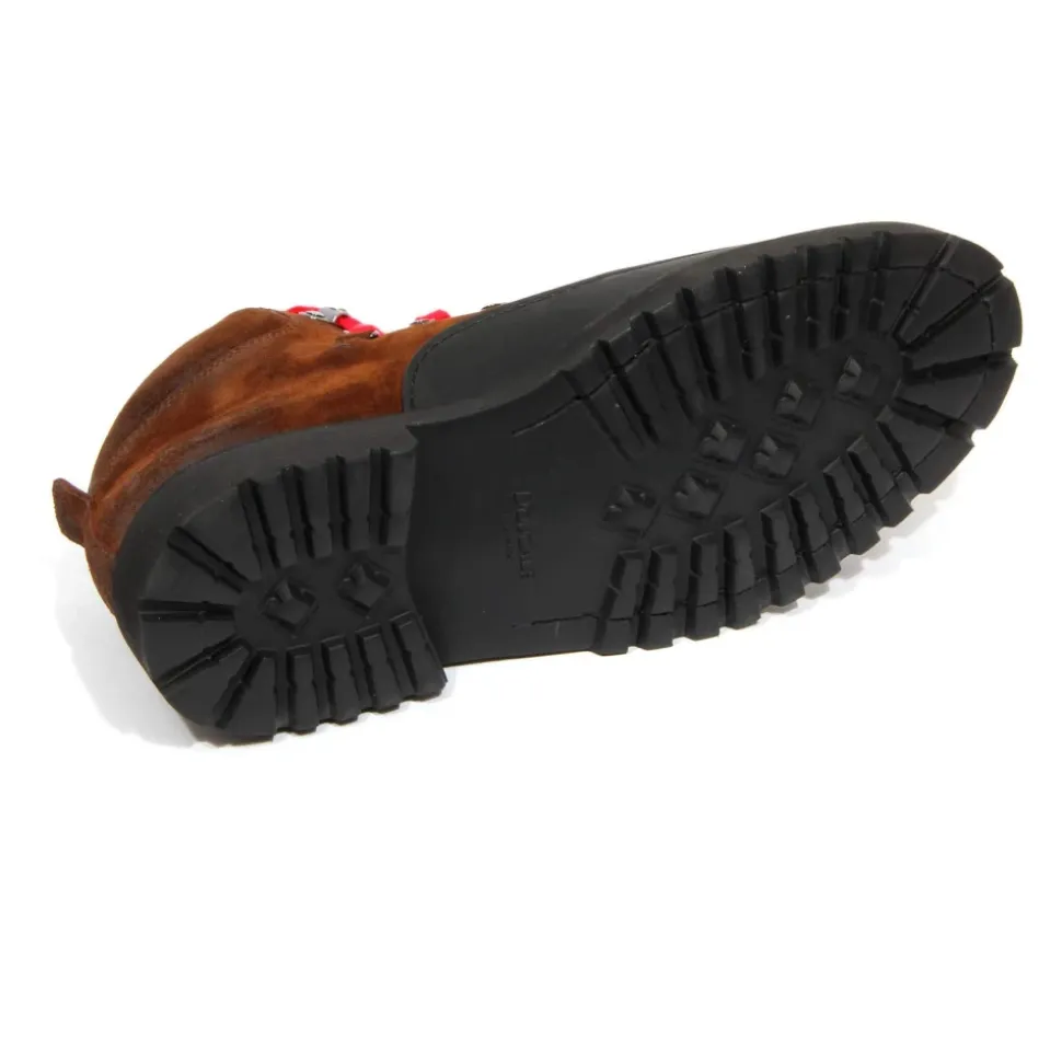 Chaussures en cuir effet vintage