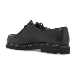 Chaussures en Cuir Martelé à Lacets