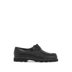 Chaussures en Cuir Martelé à Lacets