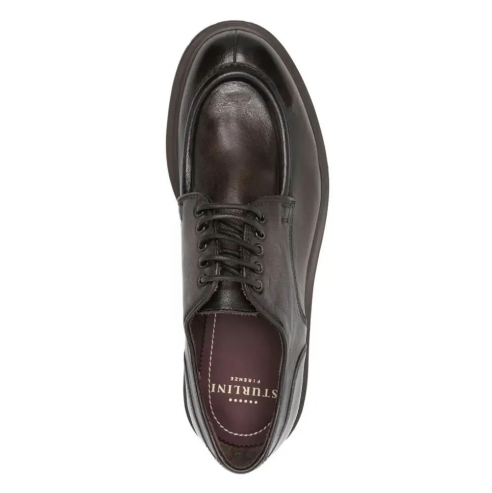 Chaussures à lacets en cuir