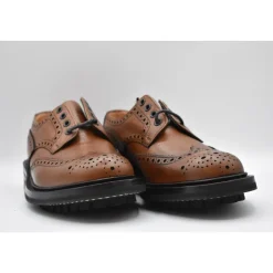 Chaussures à lacets en cuir Highland Walnut
