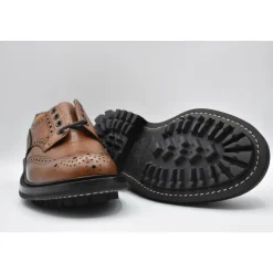 Chaussures à lacets en cuir Highland Walnut