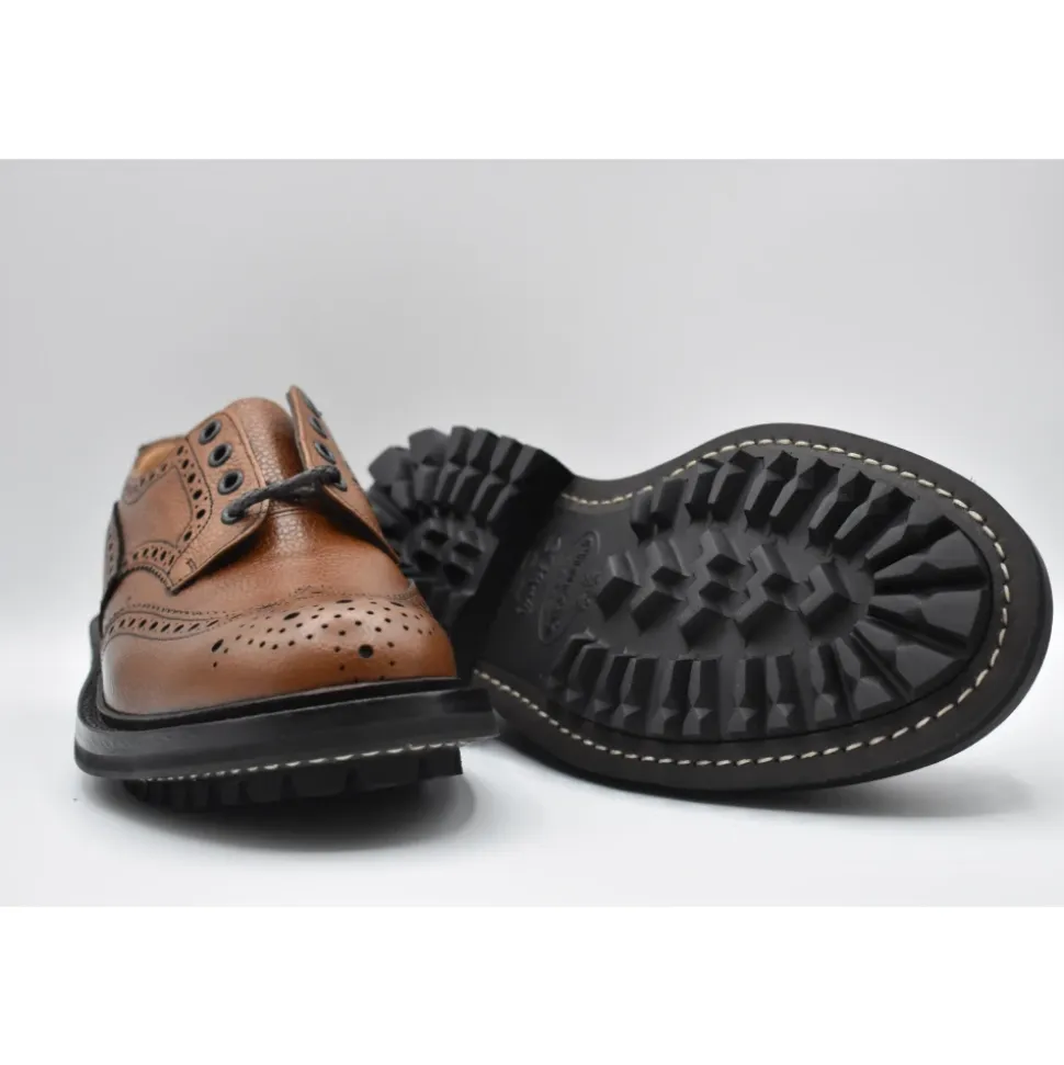 Chaussures à lacets en cuir Highland Walnut