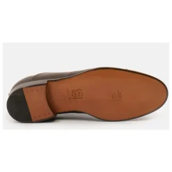 Chaussures Oxford marron foncé faites à la main
