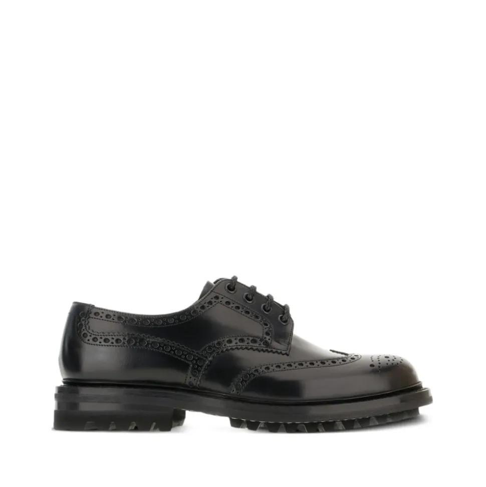 Chaussures plates en soie et nylon noires