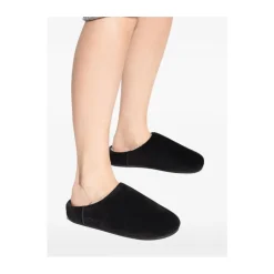 Chaussures Slip-On en Daim Noir