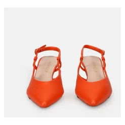 Chaussures à Talon Orange pour une Élégance Quotidienne