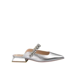 Chaussure à talon bride en strass