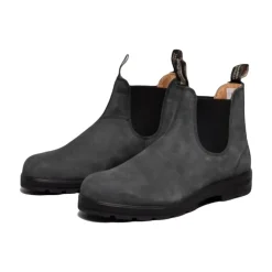 Chelsea Boots Rustiques Noires Doublées