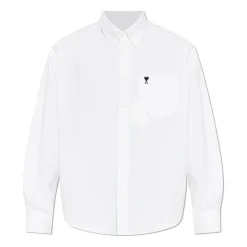 Chemise avec logo brodé