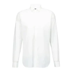Chemise Blanche Classique en Coton à Boutons