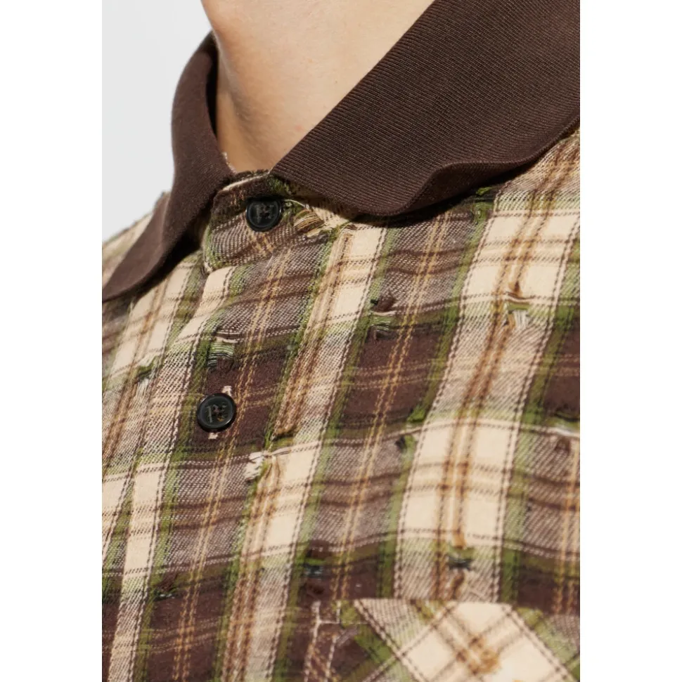 Chemise à carreaux