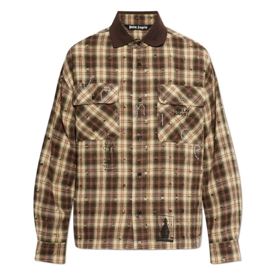 Chemise à carreaux