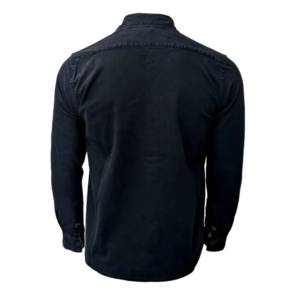 Chemise Casual Hull Bleu Noir