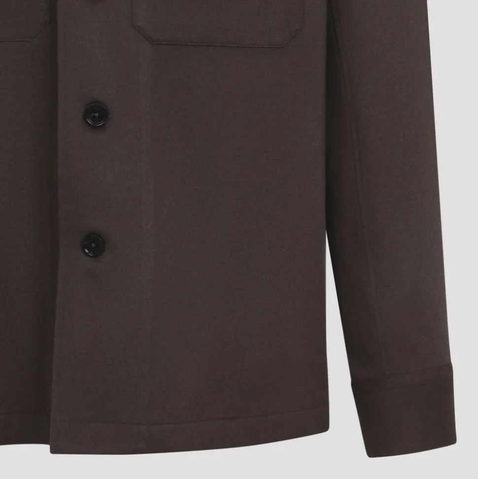 Chemise de Luxe en Cachemire Marron AW25