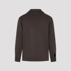 Chemise de Luxe en Cachemire Marron AW25