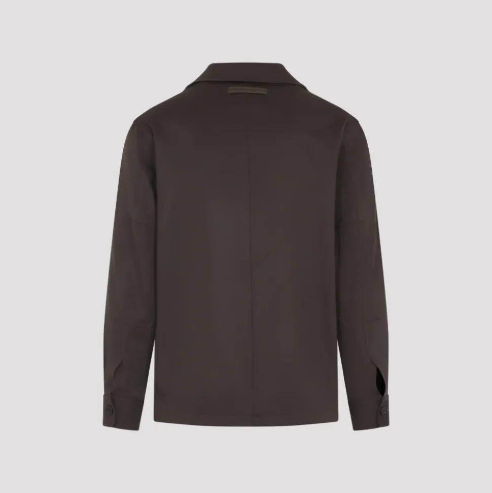 Chemise de Luxe en Cachemire Marron AW25