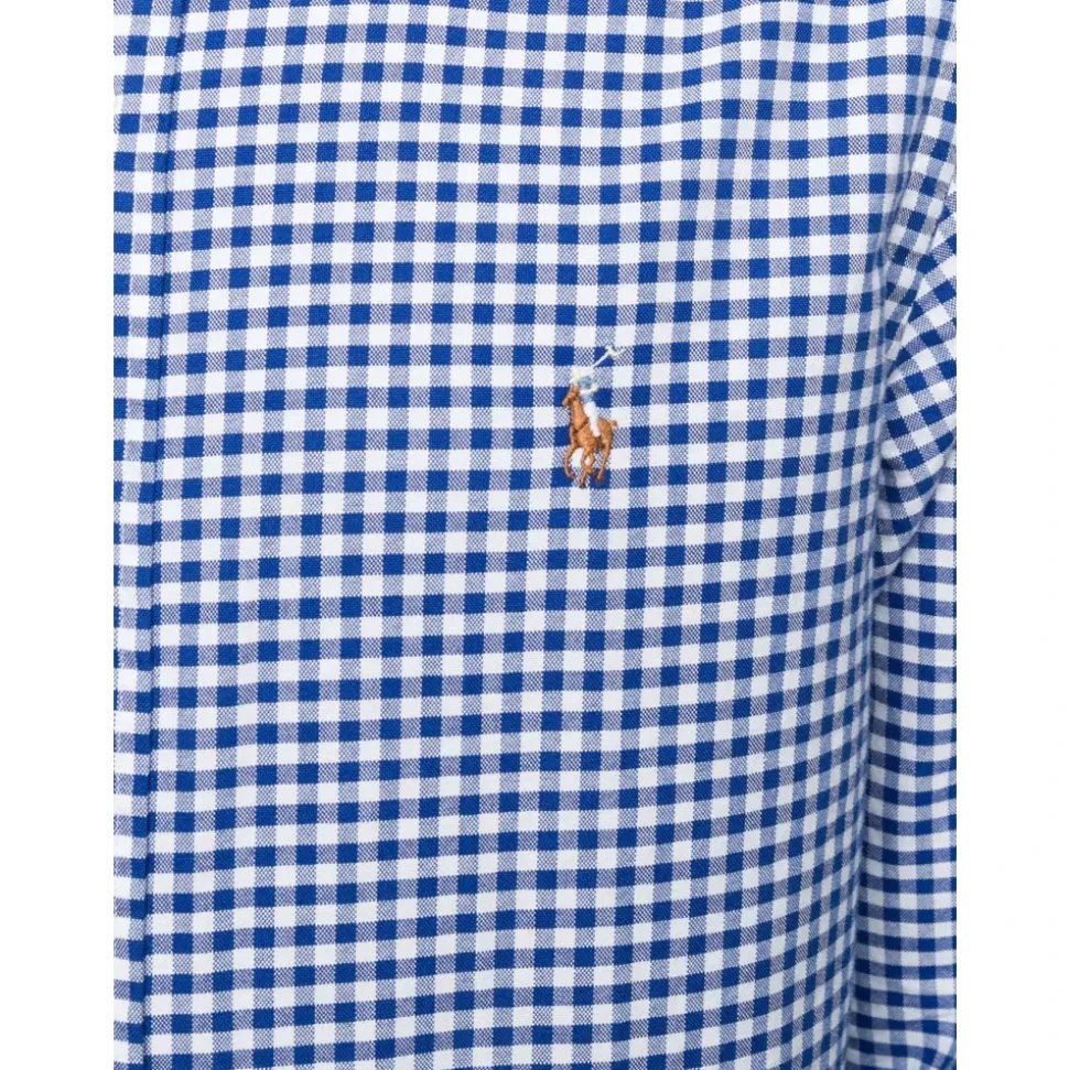 Chemise de Sport à Manches Longues Bleue