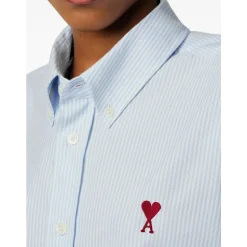 Chemise en Coton Bleu Clair AW25