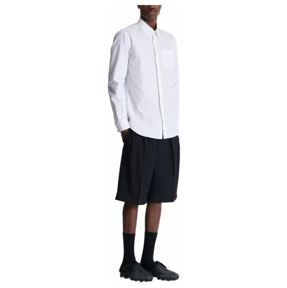 Chemise en popeline brodée Écusson