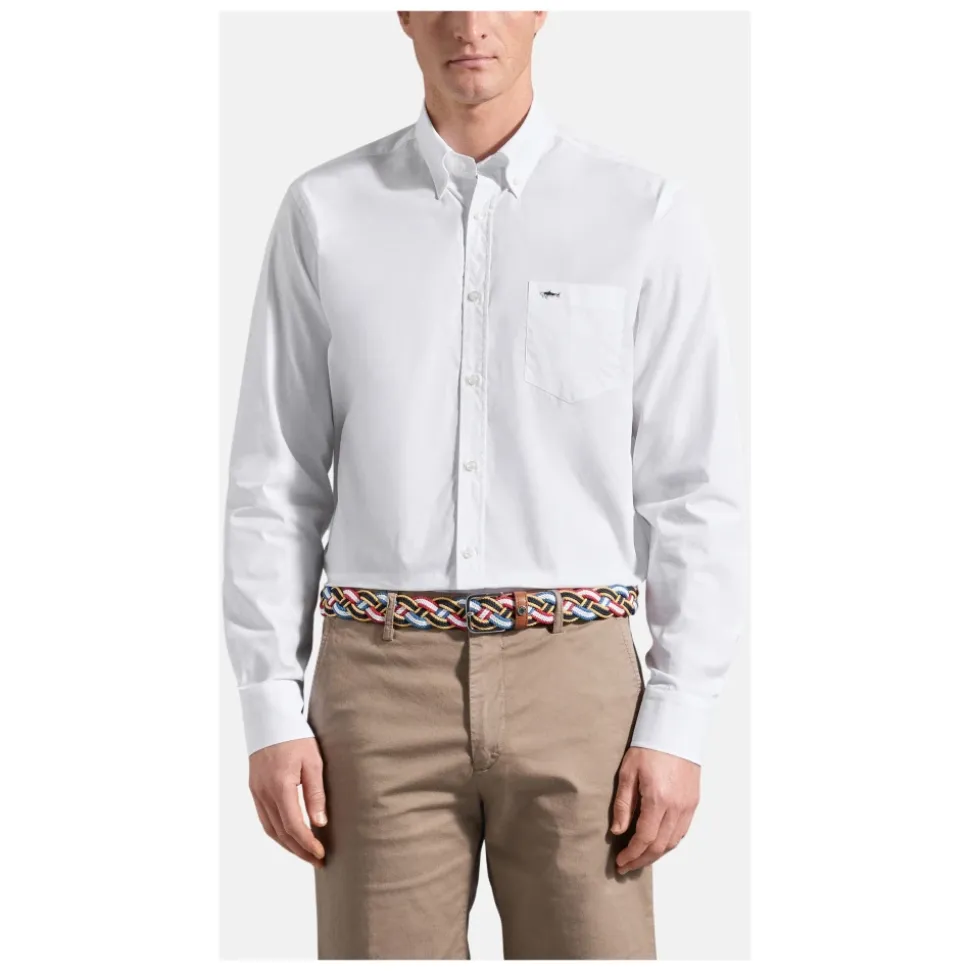 Chemise en Popeline de Coton à Manches Longues