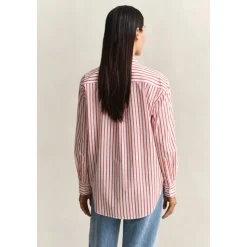Chemise en popeline rayée