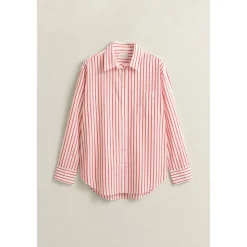 Chemise en popeline rayée