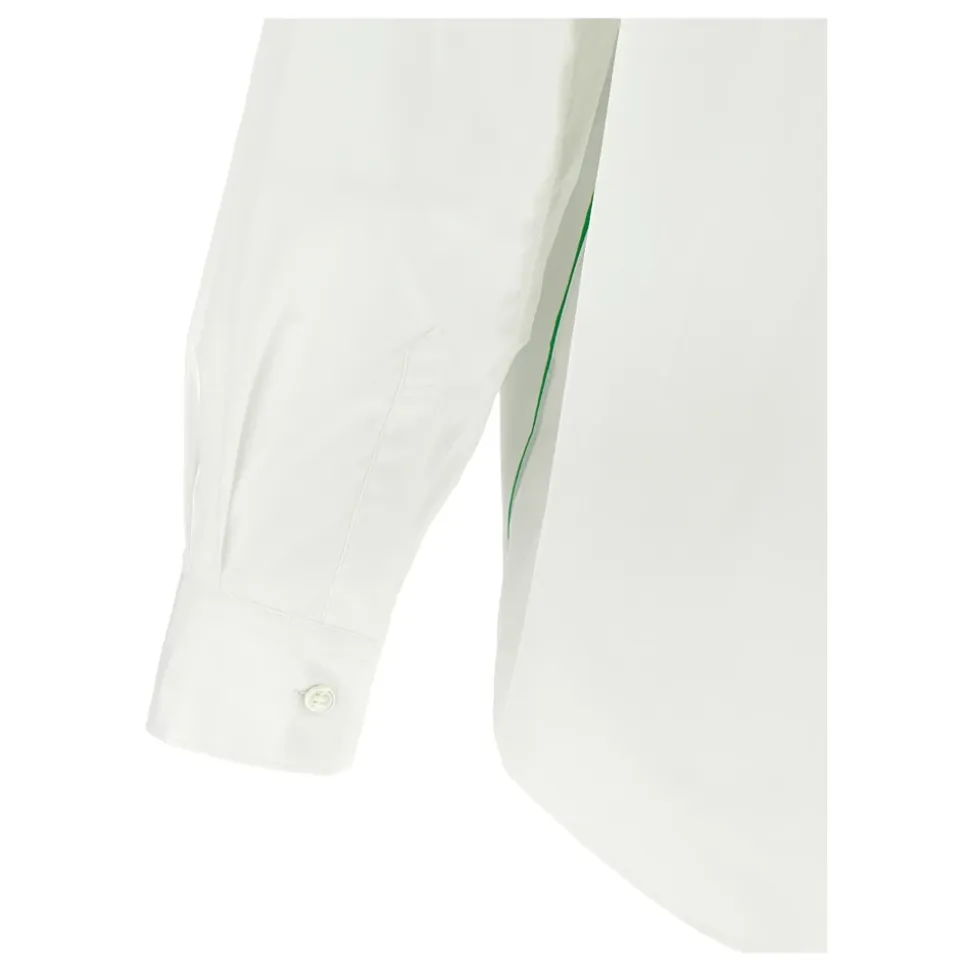 Chemise à Inserts à Motifs