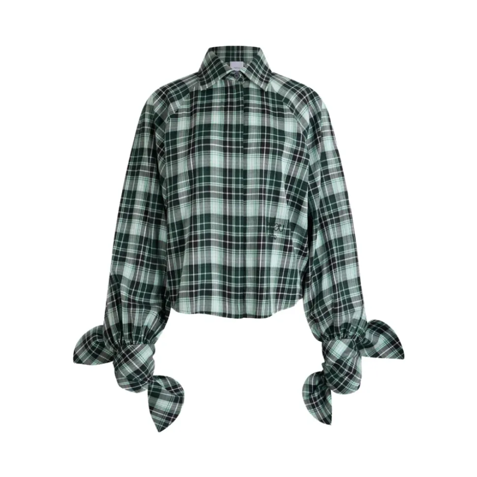 Chemise à Manches à Carreaux