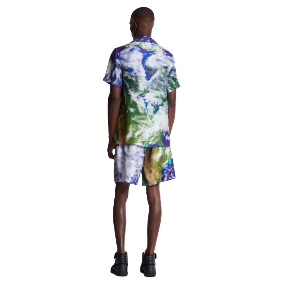 Chemise pyjama imprimée motif Earth
