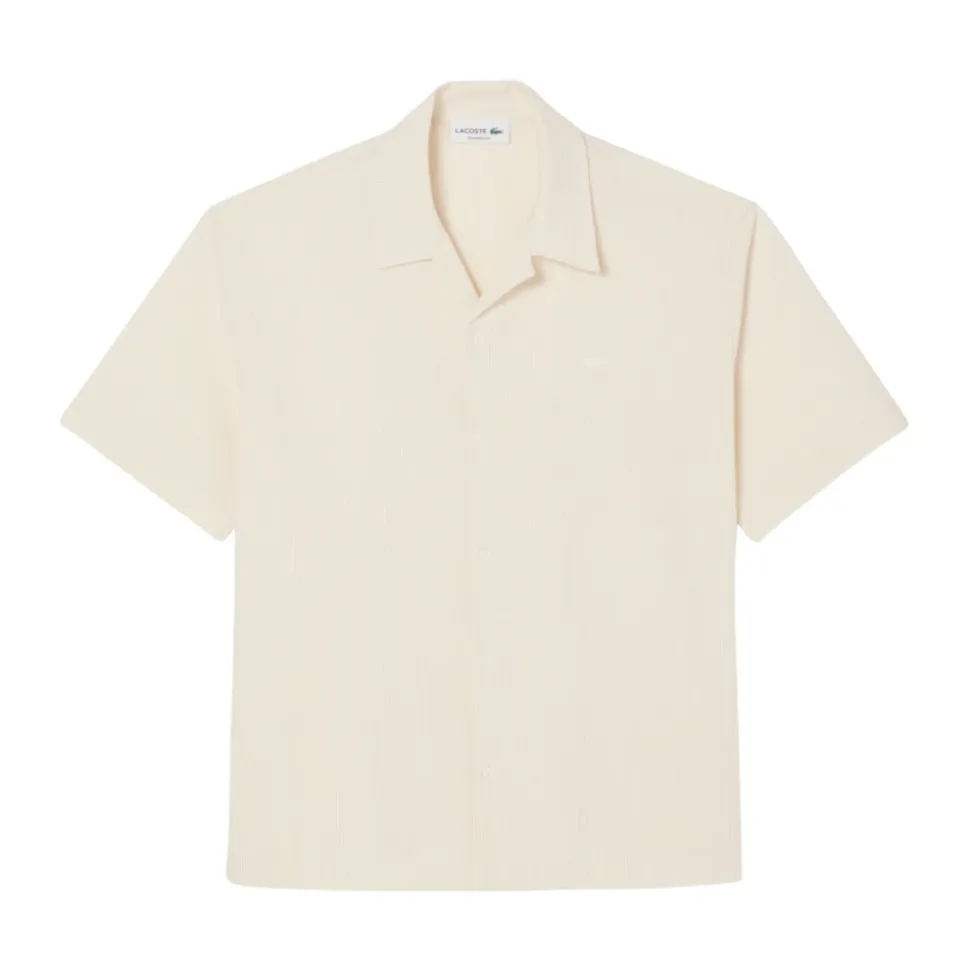 Chemise Seersucker Coupe Décontractée