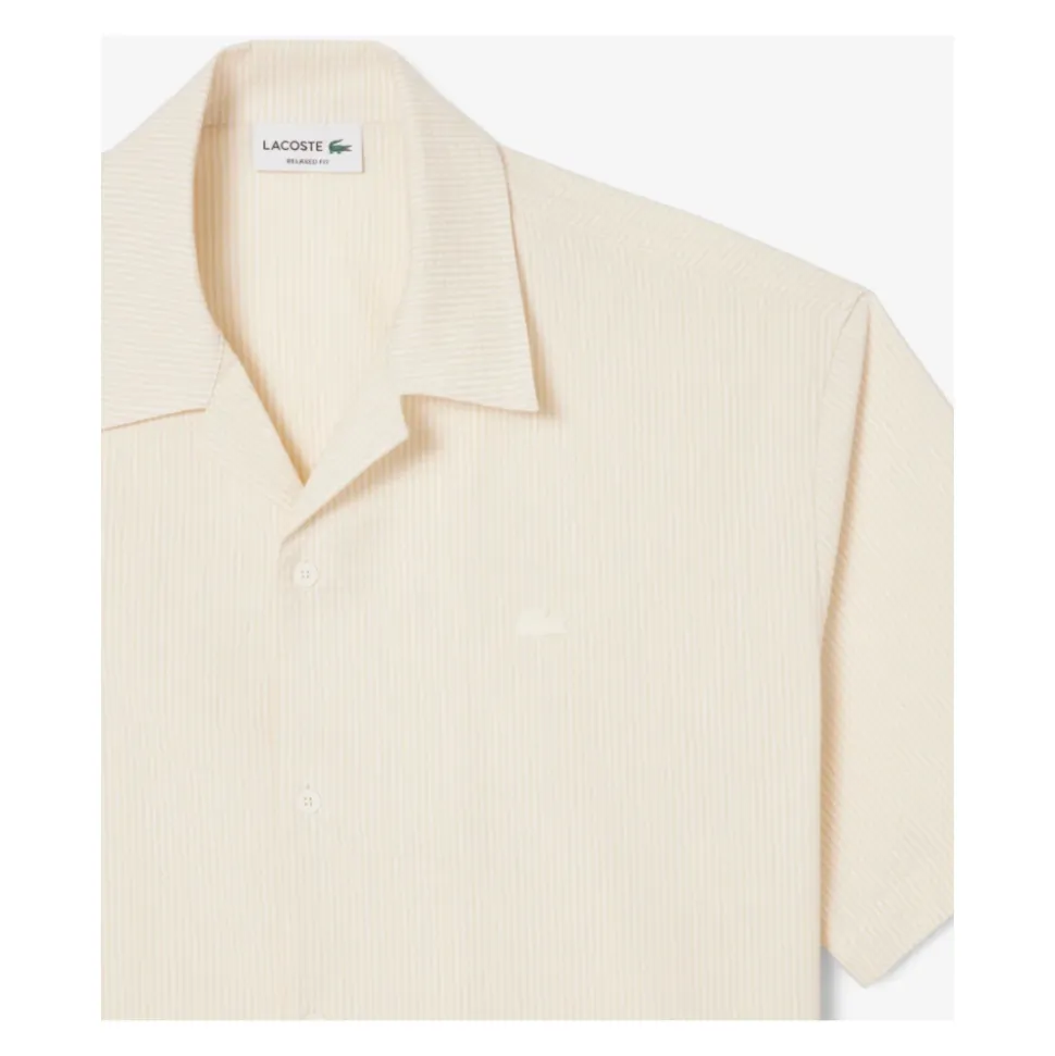 Chemise Seersucker Coupe Décontractée