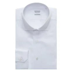 Chemise Slim Fit en Coton Stretch Col Français