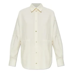 Chemise tunique à cordon de serrage à la taille
