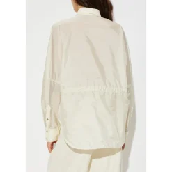 Chemise tunique à cordon de serrage à la taille