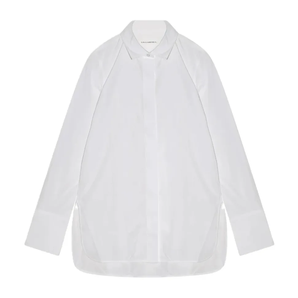Chemisier en coton avec fentes latérales