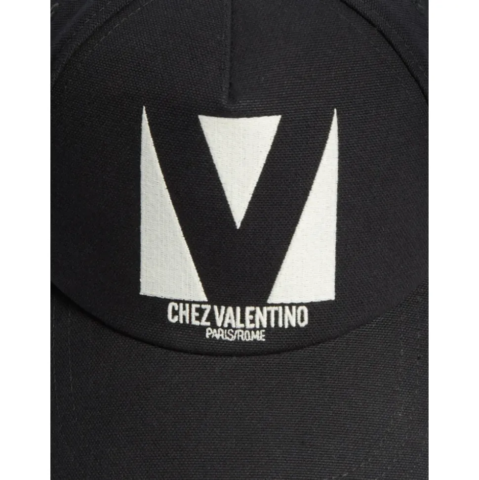 Chez Valentino Cotton Baseball Cap