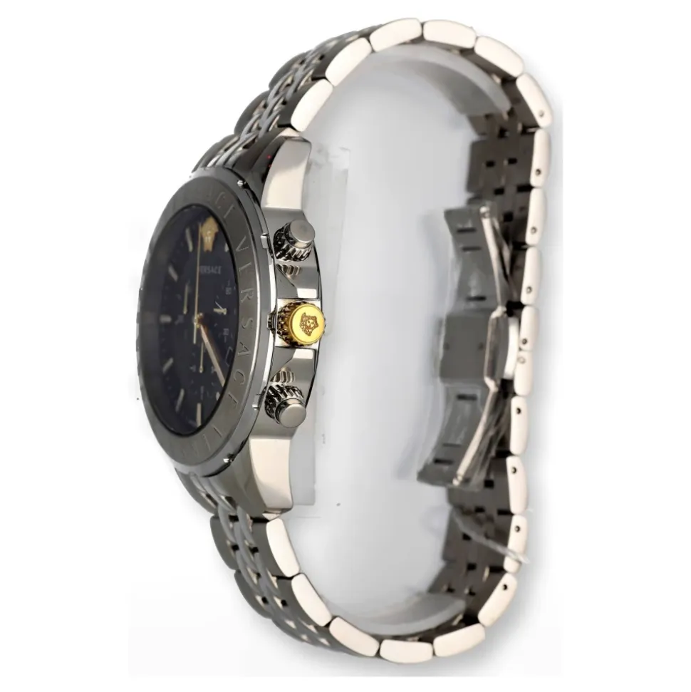 Chronographe Signature Acier Cadran Noir Montre