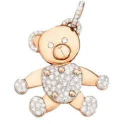 Collier avec Pendentif Ours en Peluche Enjoué