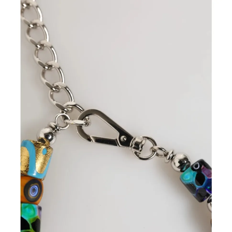 Collier avec Perles en Verre de Murano Multicolores