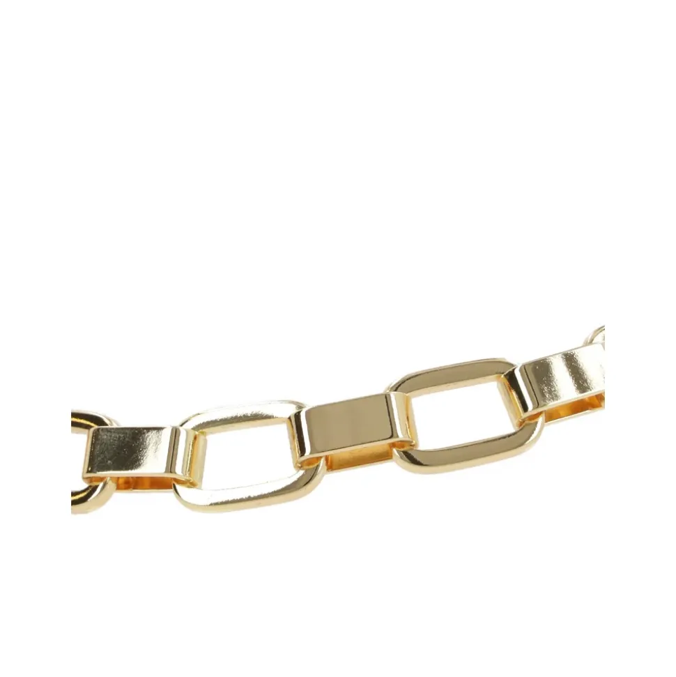 Collier Chaîne Maillons Câble Doré