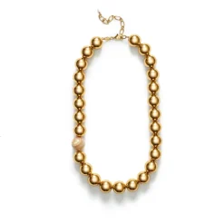 Collier Statement en Or avec Détail Perle