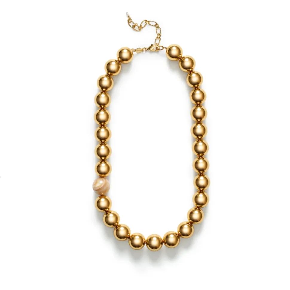 Collier Statement en Or avec Détail Perle
