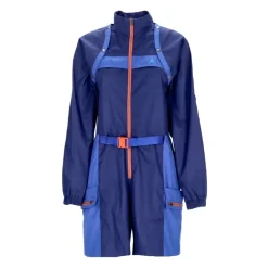 Combinaison utilitaire bleue avec cardigan détachable