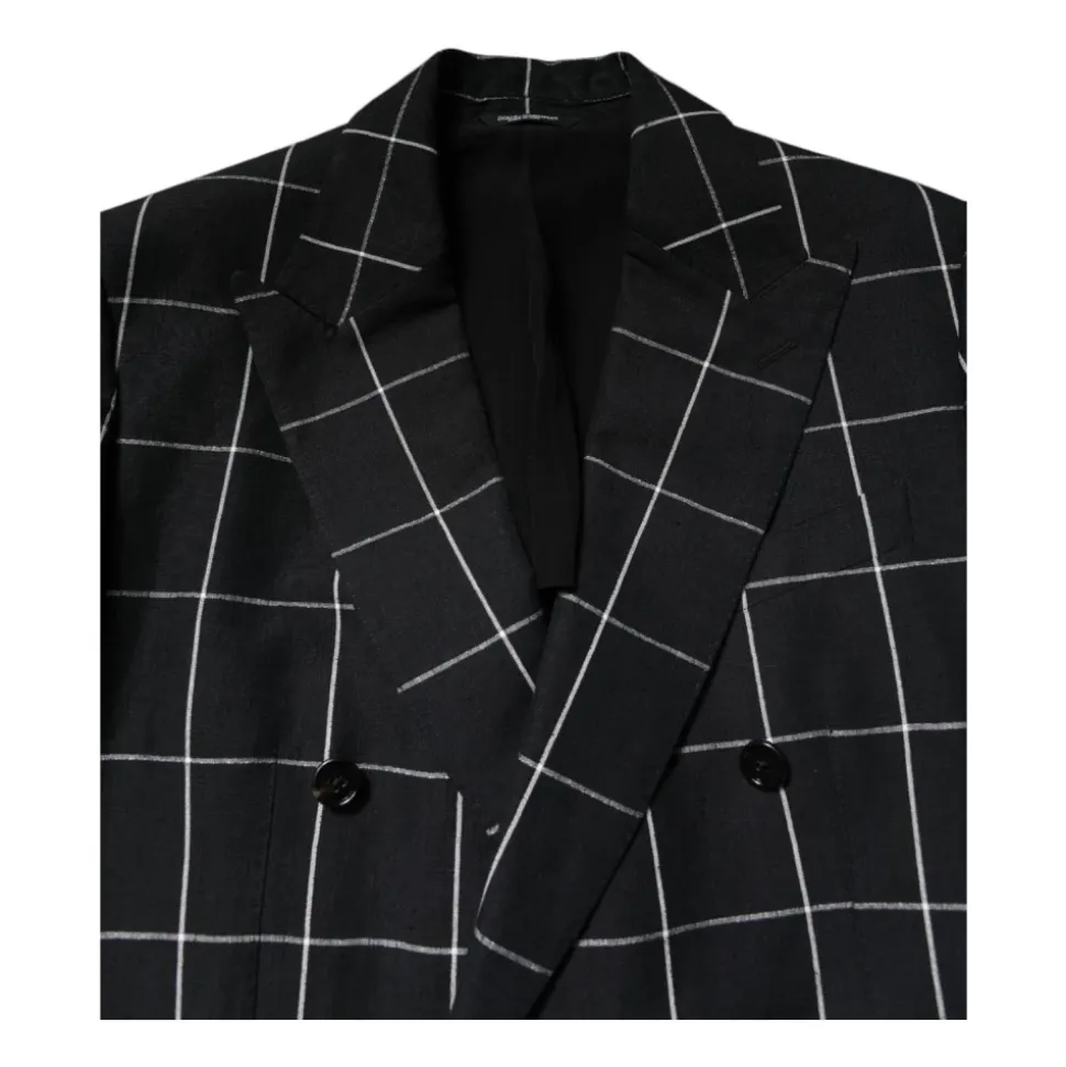 Costume de luxe noir doublé de soie