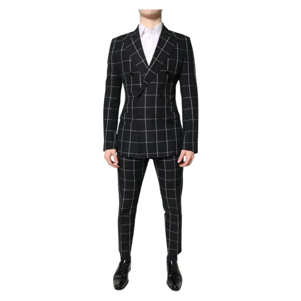 Costume de luxe noir doublé de soie